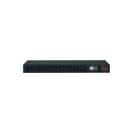 APC Metered Rack PDU AP7821B - Power distribution unit (rack-mountable) - AC 100-240 V - Ethernet 10 / 100 - input: IEC 60320 C20 - output connectors: 8 (IEC 60320 C13) - 1U - 2.5 m cord - for P / N: SMTL1000RMI2UC, SMX1000C, SMX1500RM2UC, SMX1500RM2UCNC, SMX750C, SMX750CNC - 2