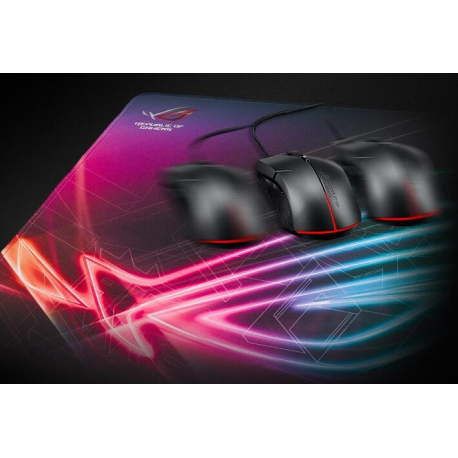 ASUS ROG STRIX EDGE - Mouse pad - full-colour - for ROG Strix G15; ROG Zephyrus G14; TUF Gaming F15; F17; FX505; TUF505; ZenBook 13; 14 - 3