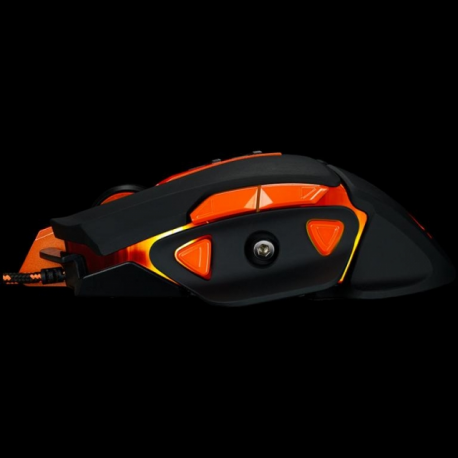 Canyon Hazard CND-SGM6N - Mouse - optical - 9 buttons - wired - USB - black - retail - 2