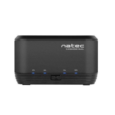 Natec Docking Station KANGAROO DUAL 2.5'/3.5' HDD USB 3.0 + AC adapter