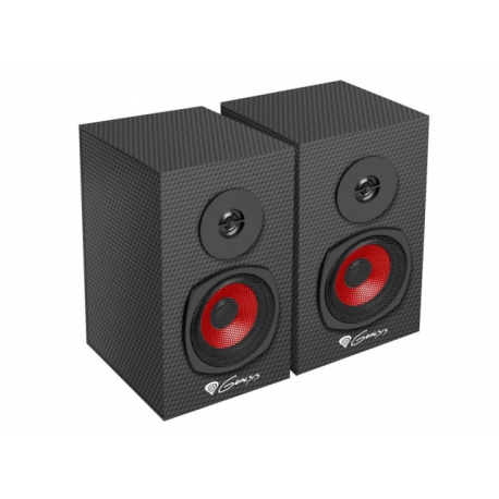 Genesis Helium 200 - Speakers - for PC - 20 Watt (Total) - 2-way - black, red - 2