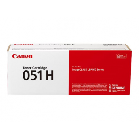 Canon 051 H - High capacity - black - original - toner cartridge - for imageCLASS MF264, MF267, MF269; i-SENSYS MF264, MF267, MF269; Satera LBP161, LBP162 - 0