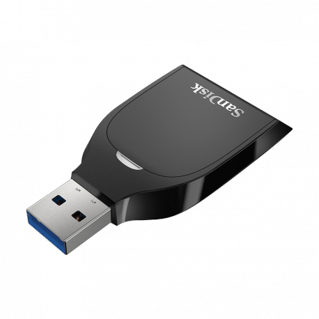 SanDisk - Card reader (SD, SDHC, SDXC, SDHC UHS-I, SDXC UHS-I) - USB 3.0 - 0