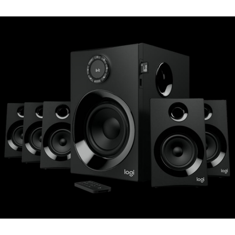 Logitech® Z607 5.1 Surround Sound Speaker System with Bluetooth, Black