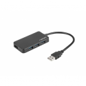 Natec MOTH - Hub - 4 x SuperSpeed USB 3.0 - desktop