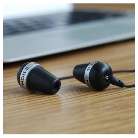 Koss Headphones THE PLUG CLASSIC In-ear, 3.5mm (1/8 inch), Black, Noice canceling, - 1