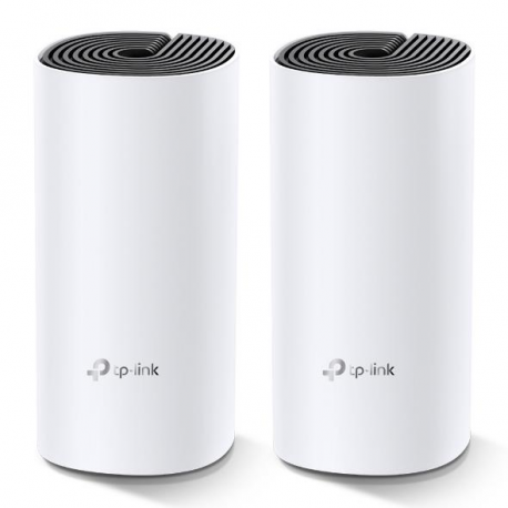 TP-Link DECO M4 - Wi-Fi system - (2 routers) - up to 2,800 sq.ft - mesh 1GbE - Wi-Fi 5 - Dual Band - 0