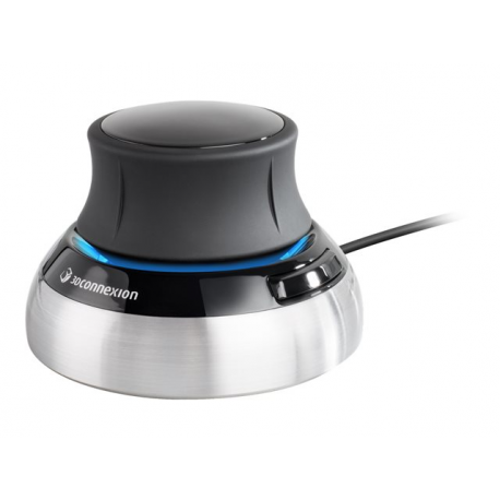 3Dconnexion SpaceMouse Compact - 3D mouse - 2 buttons - wired - USB - 1