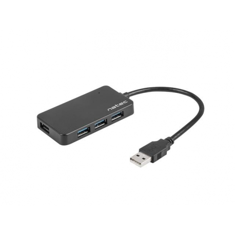 Natec MOTH - Hub - 4 x SuperSpeed USB 3.0 - desktop - 3