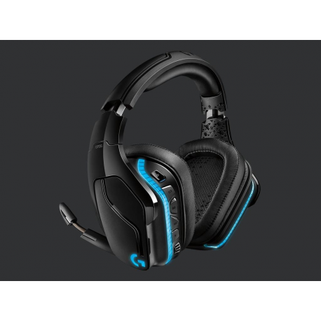 Logitech Gaming Headset G935 - Headset - 7.1 channel - full size - 2.4 GHz - wireless - 3.5 mm jack - black, blue - 0