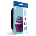 Brother LC123M - High Yield - magenta - original - blister - ink cartridge - for Brother DCP-J100, J105, J132, J152, J552, J752, MFC-J245, J470, J650, J6520, J6720, J6920