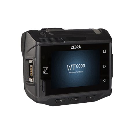 Zebra WT6000 Wearable Computer - Data collection terminal - rugged - Android 7.1 (Nougat) - 8 GB - 3.2" IPS (800 x 480) - USB host - Wi-Fi 5, NFC, Bluetooth - 0
