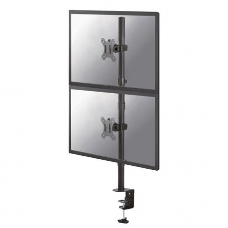 NewStar Flat Screen Desk Mount (clamp), 10-32", 2 screens, c:Black