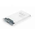 Cablexpert EE2-U3S9-6 - Storage enclosure - 2.5" - 1 Channel - SATA - USB 3.0 - transparent