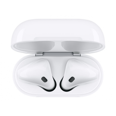 Apple AirPods with Wireless Charging Case - 2nd Generation - true wireless earphones with mic - ear-bud - Bluetooth - for iPad / iPhone / iPod / TV / Watch - 1