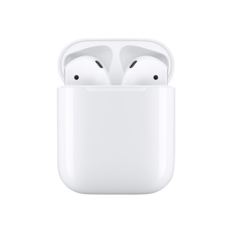 Apple AirPods with Wireless Charging Case - 2nd Generation - true wireless earphones with mic - ear-bud - Bluetooth - for iPad / iPhone / iPod / TV / Watch - 3