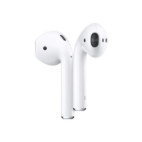 Apple AirPods with Wireless Charging Case - 2nd Generation - true wireless earphones with mic - ear-bud - Bluetooth - for iPad / iPhone / iPod / TV / Watch - 7