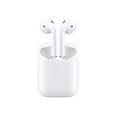 Apple AirPods with Charging Case - 2nd Generation - true wireless earphones with mic - ear-bud - Bluetooth - for iPad / iPhone / iPod / TV / Watch - 1