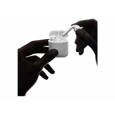 Apple AirPods with Charging Case - 2nd Generation - true wireless earphones with mic - ear-bud - Bluetooth - for iPad / iPhone / iPod / TV / Watch - 4