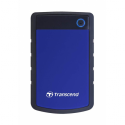 Transcend StoreJet 25H3 - Hard drive - 4 TB - external (portable) - 2.5" - USB 3.1 Gen 1 - 256-bit AES - navy blue