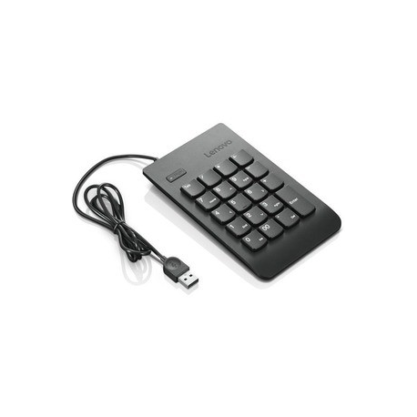 Lenovo Numeric Keypad Gen II - Keypad - USB - black - for ThinkCentre M80t Gen 3; ThinkCentre neo 50; ThinkPad T14s Gen 3; V50t Gen 2-13 - 0