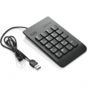 Lenovo Numeric Keypad Gen II - Keypad - USB - black - for ThinkCentre M80t Gen 3; ThinkCentre neo 50; ThinkPad T14s Gen 3; V50t Gen 2-13