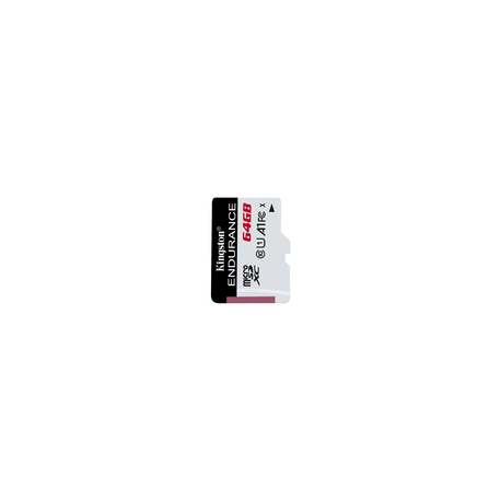 Kingston High Endurance - Flash memory card - 64 GB - A1  /  UHS-I U1  /  Class10 - microSDXC UHS-I - 0