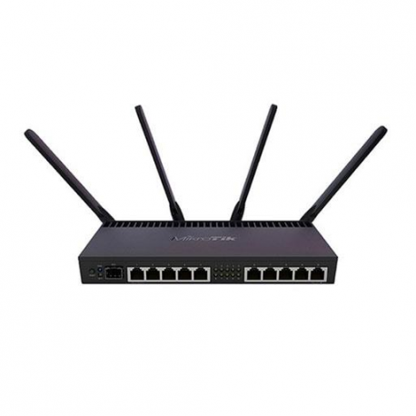 MikroTik RB4011iGS+5HacQ2HnD-IN - Wireless router - 10 GigE - 802.11a / b / g / n / ac - Dual Band - 0