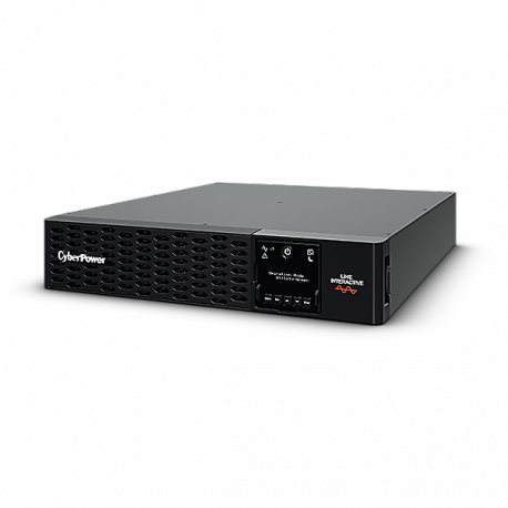 CyberPower Smart App Professional Rackmount Series PR3000ERT2U - UPS (rack-mountable  /  external) - AC 220 / 230 / 240 V - 3000 Watt - 3000 VA - RS-232, USB - output connectors: 8 - 2U - black - 0