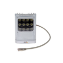 AXIS T90D25 - White LED illuminator - ceiling mountable, pole mountable, wall mountable - indoor, outdoor - 25 Watt - white, silver - for AXIS P1455-LE, P1455-LE-3 License Plate Verifier Kit, Q1656, Q1656-B, Q1715, V5938 50 Hz