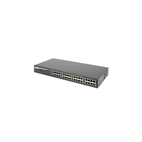 DIGITUS DN-95116 - PoE injector (rack-mountable  /  external) - AC 100-240 V - 250 Watt - output connectors: 16 - 1U - 19" - 0