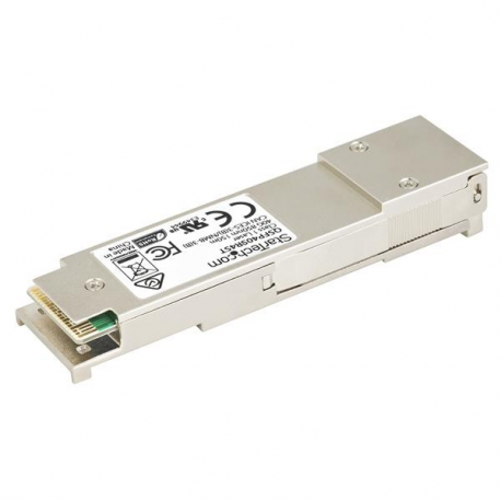 StarTech.com MSA Uncoded Compatible QSFP+ Module, 40GBASE-SR4, 40GbE Multi Mode (MMF) Fiber Optic Transceiver, 40GE Gigabit Ethernet QSFP+, MPO Connector, 100m, 850nm, DDM, 40 Gbps QSFP+ - Lifetime Warranty (QSFP40SR4ST) - QSFP+ transceiver module - 40 Gigabit LAN - 40GBASE-SR4 - MPO multi-mode - up to 150 m - 850 nm - for P / N: PEX40GQSFDPI, PEX40GQSFPI - 1