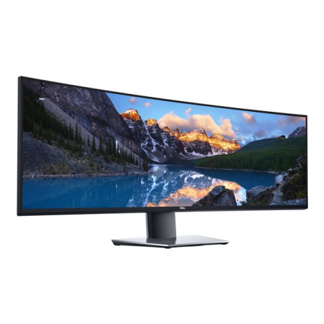 Dell UltraSharp U4919DW - LED monitor - curved - 49" - 5120 x 1440 Dual Quad HD @ 60 Hz - IPS - 350 cd / m² - 1000:1 - 5 ms - 2xHDMI, DisplayPort, USB-C - with 3 years Advanced Exchange Service - for OptiPlex 3090; Precision 7560; XPS 15 9570 - 5