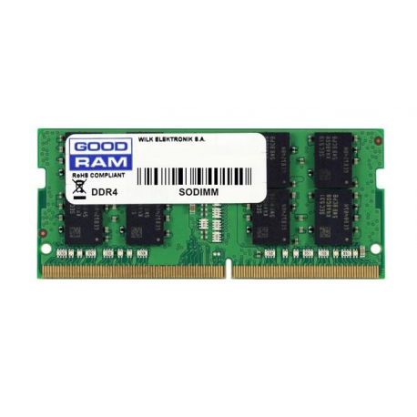 GOODRAM - DDR4 - module - 16 GB - SO-DIMM 260-pin - 2666 MHz  /  PC4-21300 - CL19 - 1.2 V - unbuffered - non-ECC - 0