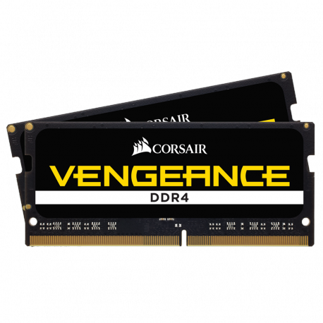 CORSAIR Vengeance - DDR4 - kit - 32 GB: 2 x 16 GB - SO-DIMM 260-pin - 3000 MHz  /  PC4-24000 - CL18 - 1.2 V - unbuffered - non-ECC - 0
