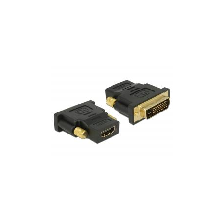 Delock Adapter DVI 24+1 pin male > HDMI female - Adapter - DVI-D male to HDMI female - 0