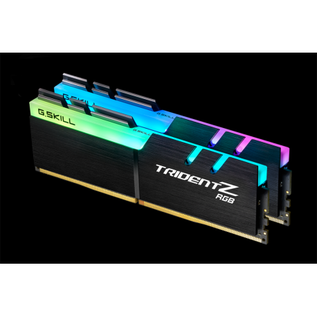 G.Skill TridentZ RGB Series - DDR4 - kit - 16 GB: 2 x 8 GB - DIMM 288-pin - 3200 MHz  /  PC4-25600 - CL16 - 1.35 V - unbuffered - non-ECC - 0