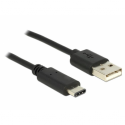 DeLOCK - USB cable - USB-C (M) to USB (M) - USB 2.0 - 3 A - 2 m - black