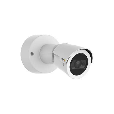 AXIS M2026-LE MK II (Day/night, compact and outdoor-ready bullet style HDTV camera, IP66- and IK08-rated. Built-in IR illuminati