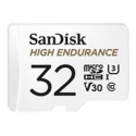 SanDisk High Endurance - Flash memory card (microSDHC to SD adapter included) - 32 GB - Video Class V30  /  UHS-I U3  /  Class10 - microSDHC UHS-I
