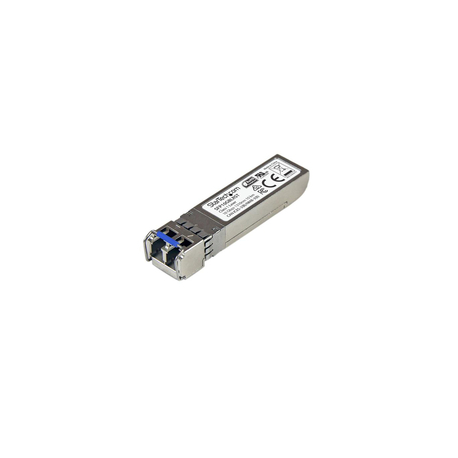 StarTech.com MSA Uncoded Compatible SFP+ Module, 10GBASE-LR, 10GbE Single Mode (SMF) Fiber Optic Transceiver, 10GE Gigabit Ethernet SFP+, LC Connector, 10km, 1310nm, DDM, Mini GBIC Module - Lifetime Warranty (SFP10GBLRST) - SFP+ transceiver module - 10 GigE - 10GBase-LR - LC single-mode - up to 10 km - 1310 nm - 0