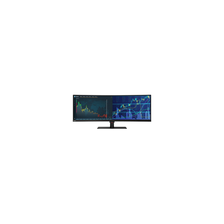 Lenovo ThinkVision P44w-10 - LED monitor - curved - 44" (43.4" viewable) - 3840 x 1200 - VA - 450 cd / m² - 3000:1 - DisplayHDR 400 - 4 ms - 2xHDMI, DisplayPort, 2xUSB-C - raven black - 0