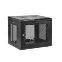StarTech.com "9U Wall Mount Server Rack Cabinet - 4-Post Adjustable Depth (2"" to 19"") Network Equipment Enclosure with Cable Management (RK920WALM)" - Rack enclosure cabinet - wall mountable - black - 9U