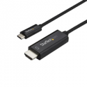 StarTech.com 3ft (1m) USB C to HDMI Cable, 4K 60Hz USB Type C to HDMI 2.0 Video Adapter Cable, Thunderbolt 3 Compatible, Laptop to HDMI Monitor / Display, DP 1.2 Alt Mode HBR2 Cable, Black - 4K USB-C Video Cable (CDP2HD1MBNL) - Adapter cable - USB-C male to HDMI male - 1 m - black - 4K60Hz (3840 x 2160) support - for P / N: TB4CDOCK