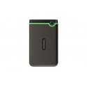 Transcend StoreJet 25M3C - Hard drive - 2 TB - external (portable) - 2.5" - USB 3.1 Gen 1 - iron grey