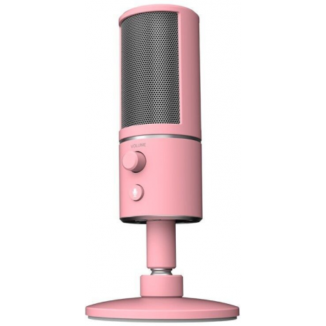 Razer Seiren X Desktop Cardioid Condenser Microphone, Pink