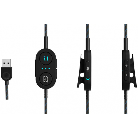 Lenovo Legion H500 Pro 7.1 - Headset - full size - wired - iron grey - for IdeaPad 3 14; 5 14; 5 Pro 14; ThinkBook 14s Yoga G2 IAP; V15; Yoga Slim 7 Pro 14 - 7