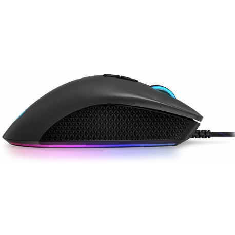 Lenovo Legion M500 RGB Gaming Mouse - Mouse - ergonomic - right-handed - optical - 7 buttons - wired - USB - black, iron grey - for IdeaCentre 5 14; IdeaCentre AIO 3 24; 3 27; IdeaPad 1 14; 3 14; 5 14; 5 Pro 14; V15 - 2
