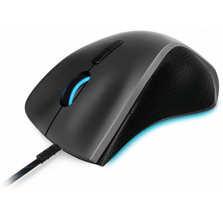 Lenovo Legion M500 RGB Gaming Mouse - Mouse - ergonomic - right-handed - optical - 7 buttons - wired - USB - black, iron grey - for IdeaCentre 5 14; IdeaCentre AIO 3 24; 3 27; IdeaPad 1 14; 3 14; 5 14; 5 Pro 14; V15 - 3