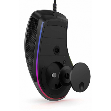 Lenovo Legion M500 RGB Gaming Mouse - Mouse - ergonomic - right-handed - optical - 7 buttons - wired - USB - black, iron grey - for IdeaCentre 5 14; IdeaCentre AIO 3 24; 3 27; IdeaPad 1 14; 3 14; 5 14; 5 Pro 14; V15 - 5